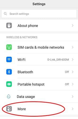Android USB tethering