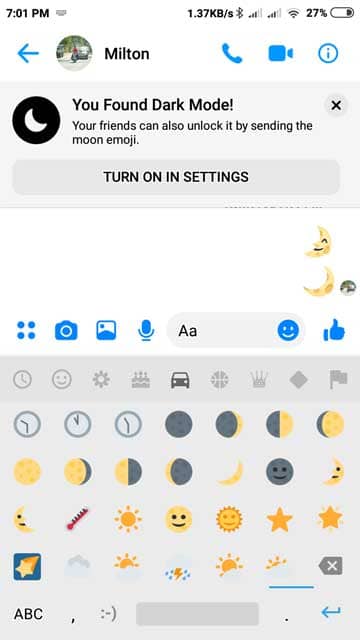How to Enable dark mode in Messenger